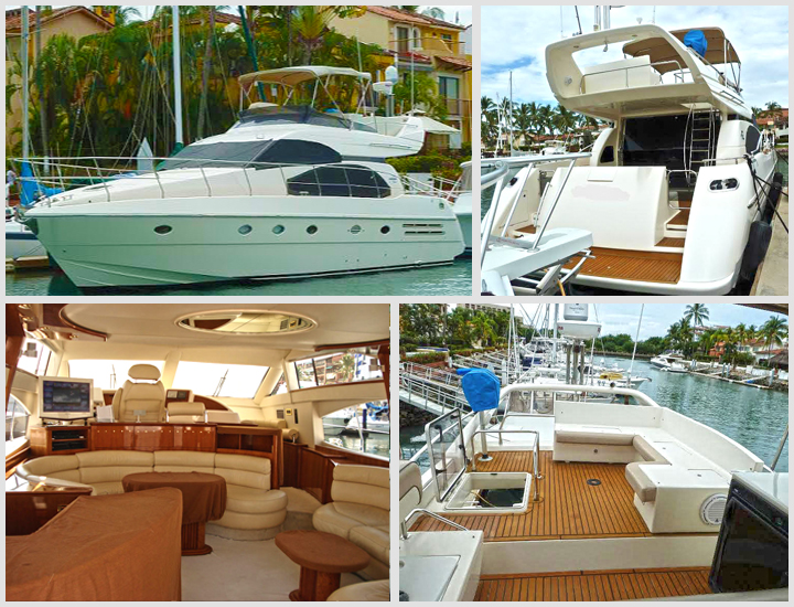 58' Azimut Puerto Vallarta Mexico Yacht Charters and Boat rentals
